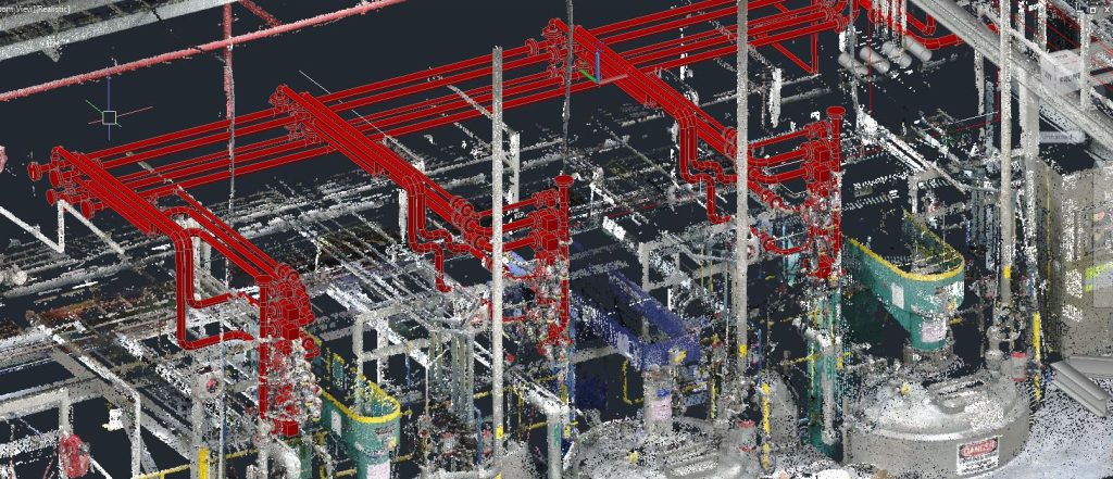 3D Scan with Piping